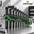 Veltranogo™ Professional Hex Key Set, Hardened Alloy Steel L-Wrench Kit for Repair & DIY