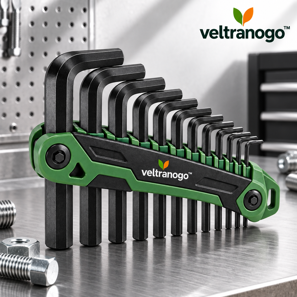 Veltranogo™ Professional Hex Key Set, Hardened Alloy Steel L-Wrench Kit for Repair & DIY