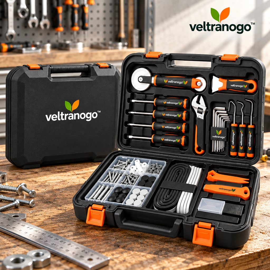 Veltranogo™ Door & Window Repair Tool Kit, Complete Home Maintenance Set with Storage Case
